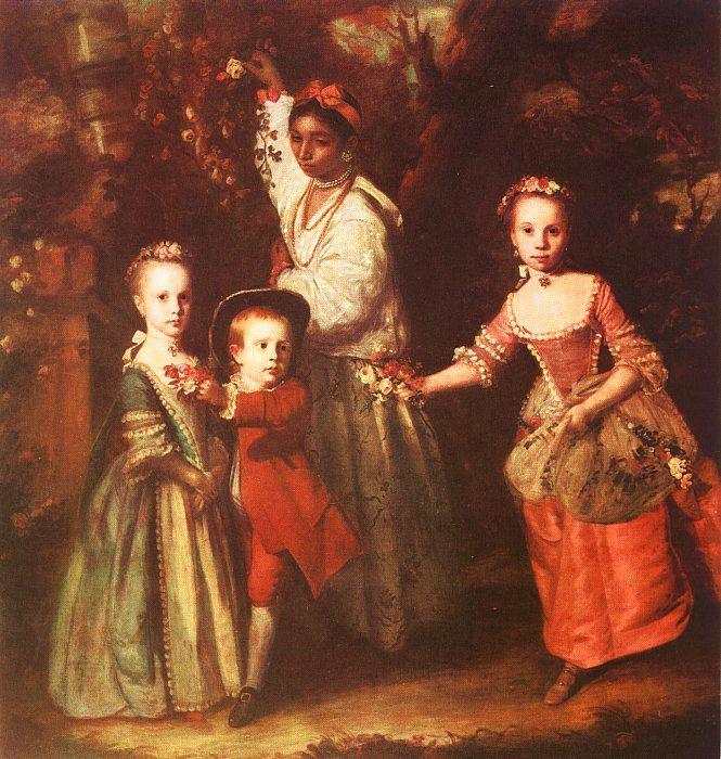 Sir Joshua Reynolds The Children of Edward Hollen Cruttenden oil painting image